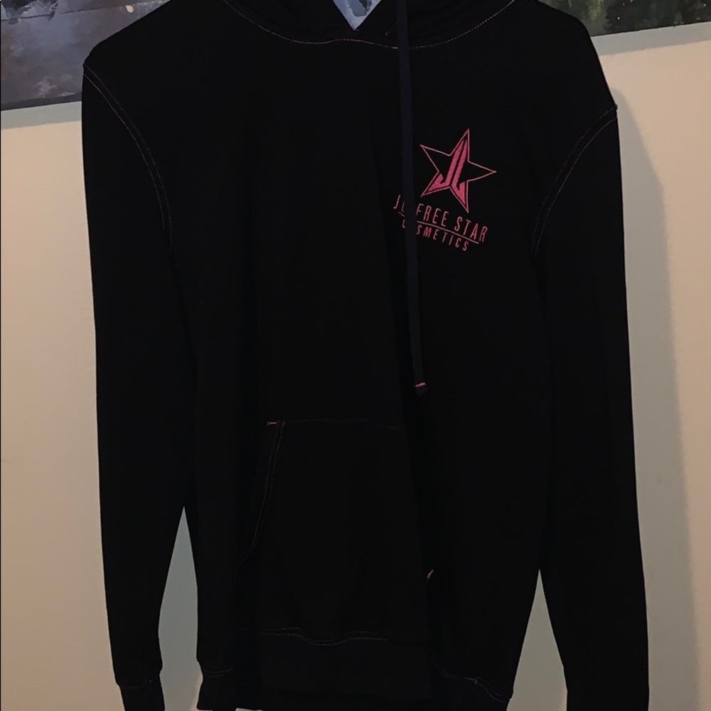 Jeffree star hoodie black and pink